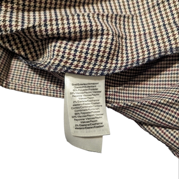 DKNY Pleated Houndstooth Skirt - Picture 7 of 7